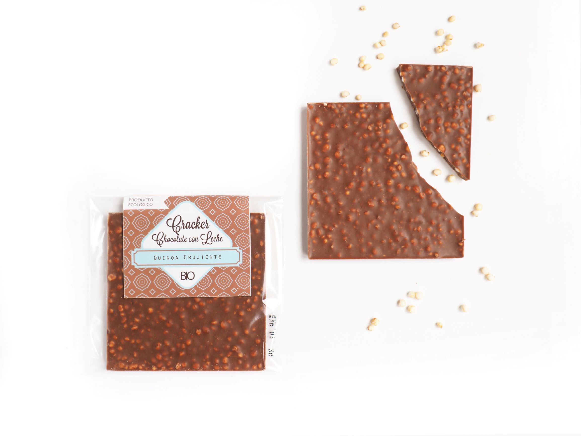 Crackers BIO de Chocolate y Quinoa Caramelizada