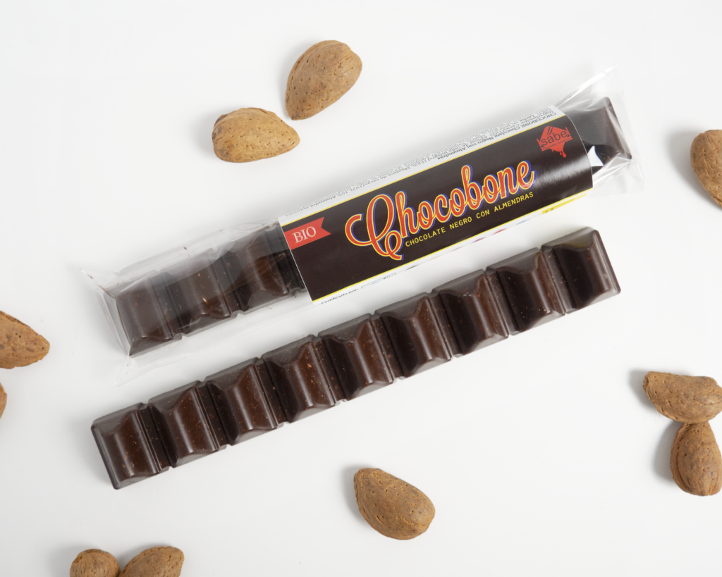 Chocobone BIO de Chocolate con Almendras