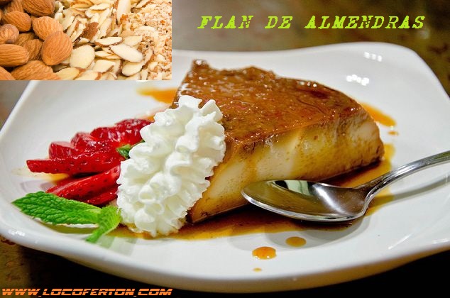 foto de FLAN DE ALMENDRAS 