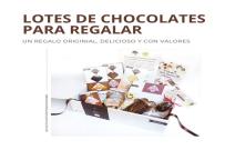 Lotes regalo de Chocolate Artesano